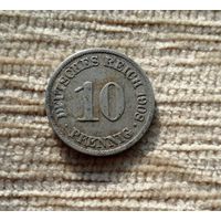 Werty71 Германия 10 пфеннигов 1908 А