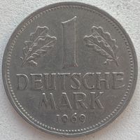 Германия 1 марка 1969 г. D