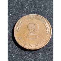 ФРГ 2 пфеннига 1981 J