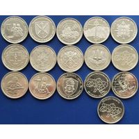 10 гривен. 16 шт. 2022-2025 гг.