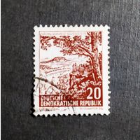 Марка ГДР 1961 год Стандарт