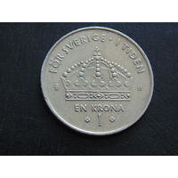 Швеция, 1 крона 2003 г.
