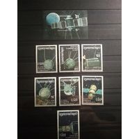Камбоджа 1987 г. Космос.