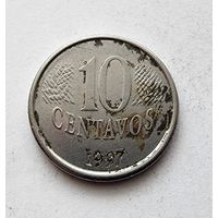 Бразилия 10 сентаво, 1997