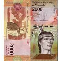 Венесуэла 2000 боливаров образца 2016 года UNC p96b