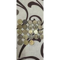 2 копейки, СССР, 23 штуки (не чищены)