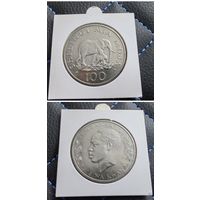 Распродажа с 1 рубля!!! Танзания 100 шиллингов (Природоохрана) 1986 г. UNC