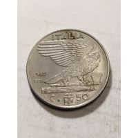 Италия 50 сентизим 1940