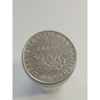 1 франк Франция 1976 года  лот 45