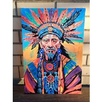 Картина акрилом Шаман (репродукция)
