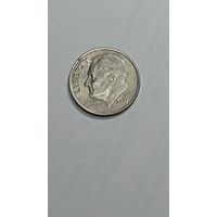 США 10 центов 2001 года . P