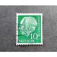 Марка германия 1954 год Теодор Хойс