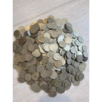 20 копеек 1961-91. Лот 2,34 кг (около 700 штук)