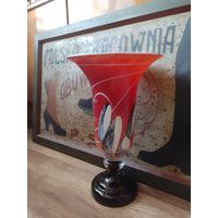 Ваза с-зд Неман Березовка не Столле эксклюзивная (на заказ) огромная сульфидное стекло (1)