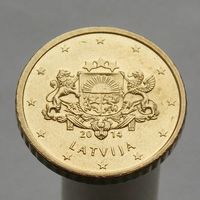 Латвия 50 евроцентов 2014