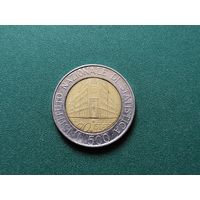 500 лир Италия. Юбилейная.