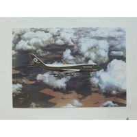 Самолет Боинг 747 открытка Ирак 1990-е 10х15 см