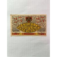 25 пфенигов (нотгельды) Германия г.Хашенбург -1402