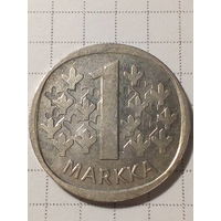 1 марка Финляндия 1990 год.