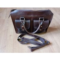 Портфель сумка мужской натуральная кожа