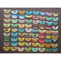 Пивные этикетки по рублю, цена за 1 шт., можно рассчитываться рос. рублями, даже железной мелочью, а-12-7 (3946)