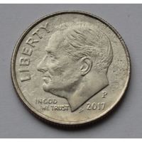 США, 10 центов (1 дайм), 2017 г. Р