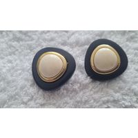 Винтажные серьги 1980е