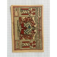 25 пфеннингов (нотгельды) 1921 г. Германия.