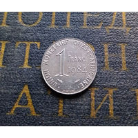 1 франк 1984 Западная Африка #01 XF