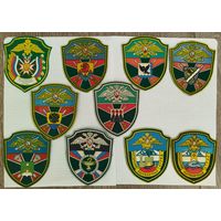 Россия. Пограничные нашивки-3, 10шт.