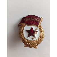 Гвардия СССР нагрудный знак
