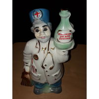 Большой керамический штоф Доктор. Аукцион 10 дней без МЦ