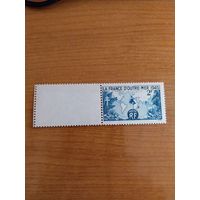 1945 Франция чистая клей MNH** с купоном география флора выпускалась одиночкой (3-6)