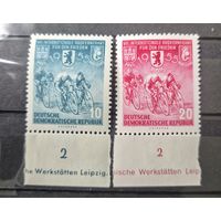 Германия, ГДР 1955 г. Mi.470-471 MNH** полная серия