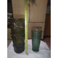 Вазы ссср цветное стекло.