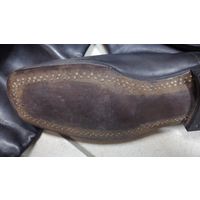 Сапоги из кожи хромового дубления на деревянных гвоздях первой половины XX века 38р