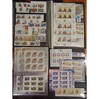 Марки России 1994, неполный годовой комплект марок, блоков, малых листов, каталог СК - 4200 рос. руб