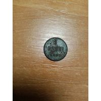 Монета 1 пенни 1909 года