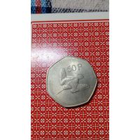 Ирландия 50 пенсов 1970