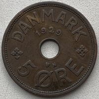 Дания 5 эре 1929 г.