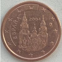 Испания 5 евроцентов 2004 г.