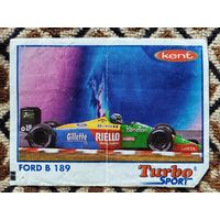 Вкладыш Turbo (Турбо) Sport (серия 1-70, Спорт, Blue), номер 8, Ford B 189. #2. Возможен небольшой торг.
