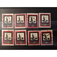 1924. Ленин, траурный выпуск, полная серия. С зубцами и без зубцов