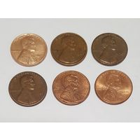 1 cent США. 1947-2016.