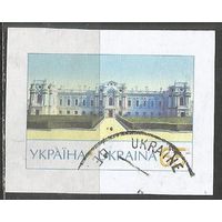 Украина. ОМ из конверта. Ж/д вокзал. 2002г. 1 марка.