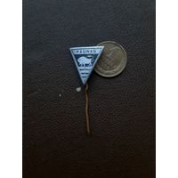 Значок тяжелый. Каунас