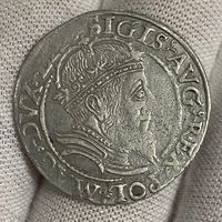 Сигизмунд Август, грош 1559 г., Вильно. LIT/LITV - редкий! В блеске и звоне! Острый рельеф