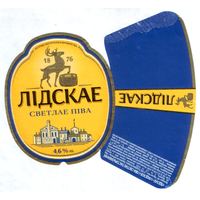 Этикетка пива Лидское Лидский ПЗ б/у Т802