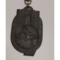 Медаль по плаванию. Австрия 1960-е года. Тяжелый.