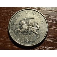 Литва 1 лит 2001